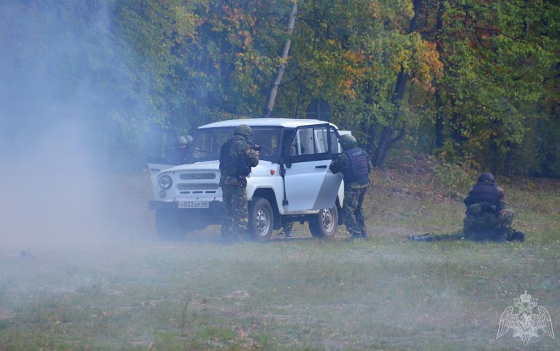 Полевой выход Тамбовского СОБР.