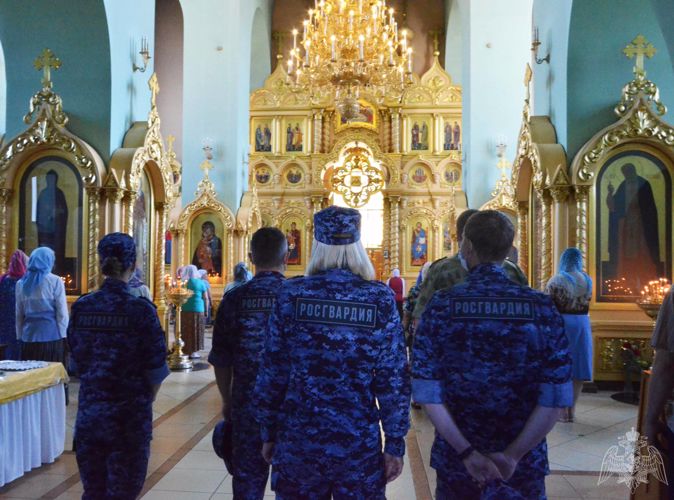 Память небесного покровителя Росгвардии – святого князя Владимира почтили сотрудники и военнослужащие Управления Росгвардии по Тамбовской области