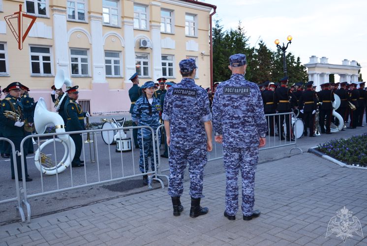 В Тамбове росгвардейцы обеспечили охрану общественного порядка во время проведения IX Международного фестиваля духовых оркестров
