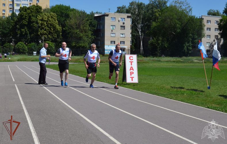 Тамбовские росгвардейцы стали призерами в летнем биатлоне среди ветеранов КФК «Динамо»
