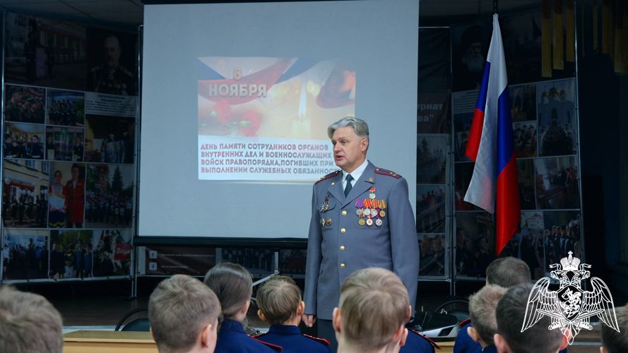 Росгвардейцы провели встречу с кадетами в рамках ведомственной акции в Тамбове