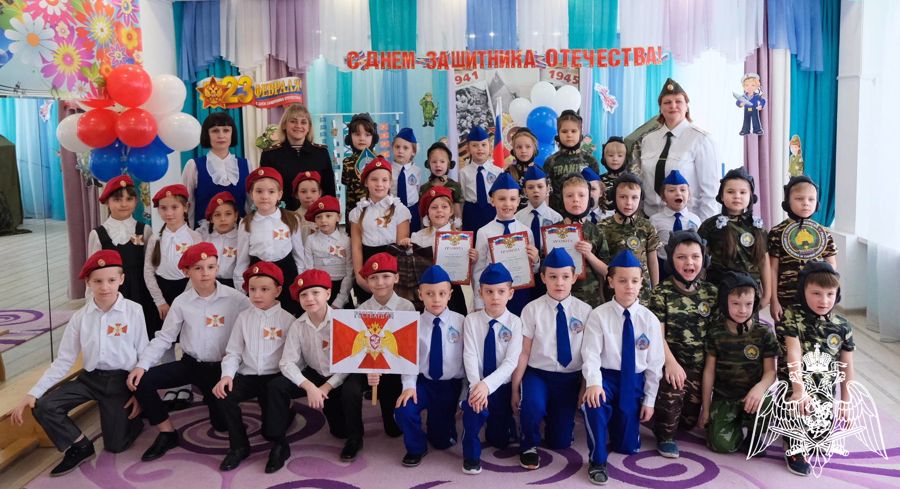 Росгвардейцы приняли участие в детском празднике, посвященном Дню защитника Отечества в Тамбове