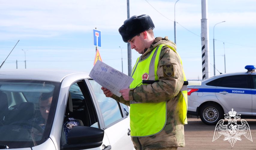Автоинспекторы Росгвардии провели профилактическое мероприятие с водителями ведомства в Тамбове