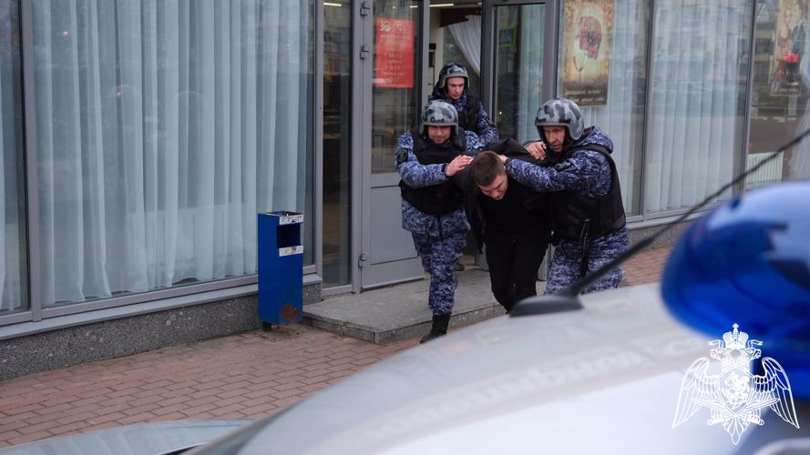 Росгвардейцы провели учебную тренировку на охраняемом объекте в Тамбове