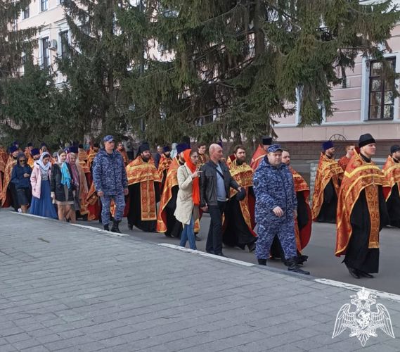 Тамбовские росгвардейцы обеспечили безопасность пасхальных богослужений 
