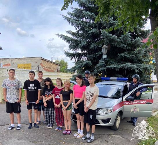 В Тамбовской области продолжаются мероприятия ведомственной акции «Каникулы с Росгвардией»