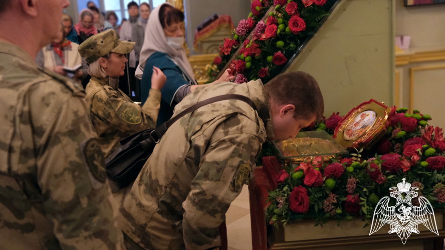 Тамбовские росгвардейцы присоединились к Всероссийскому молебну о победе