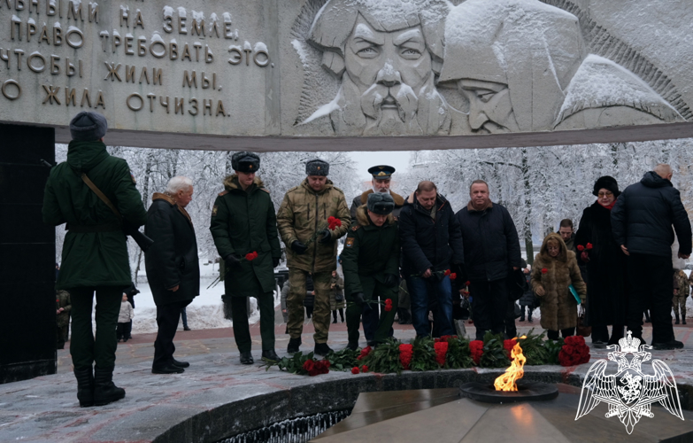 Росгвардейцы в Тамбове почтили память погибших защитников блокадного Ленинграда