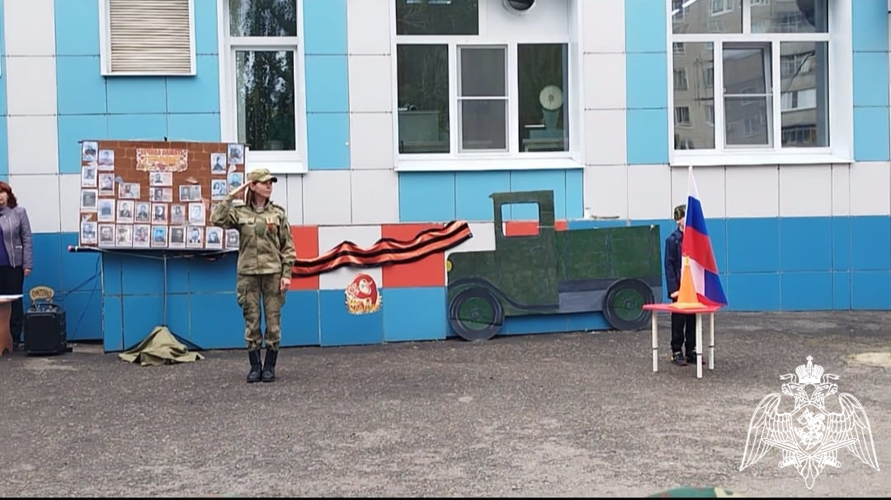 Росгвардейцы стали гостями спортивного мероприятия для тамбовских дошкольников в честь Дня Победы