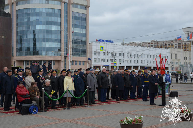 Руководитель регионального управления Росгвардии принял участие в мероприятиях в честь Дня Победы в Тамбовской области