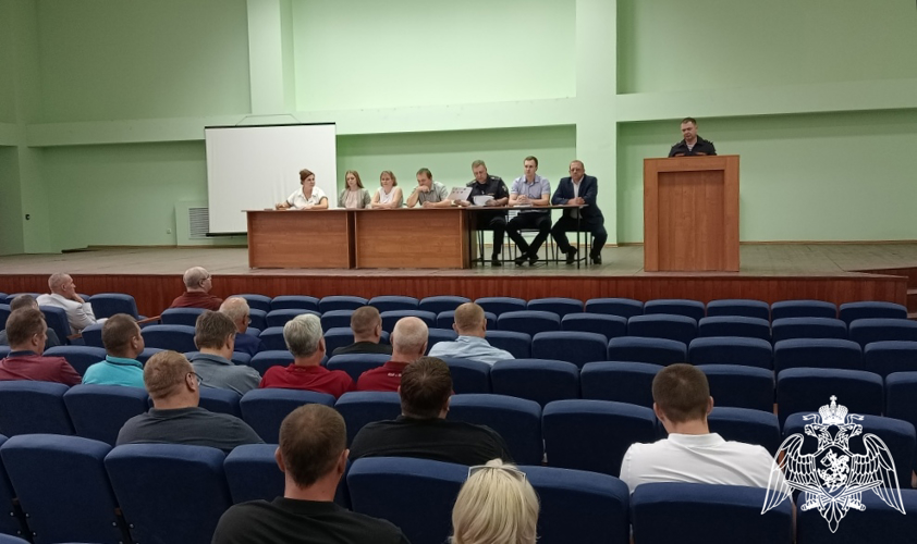 Росгвардия провела координационный совет с представителями ЧОО в Тамбове