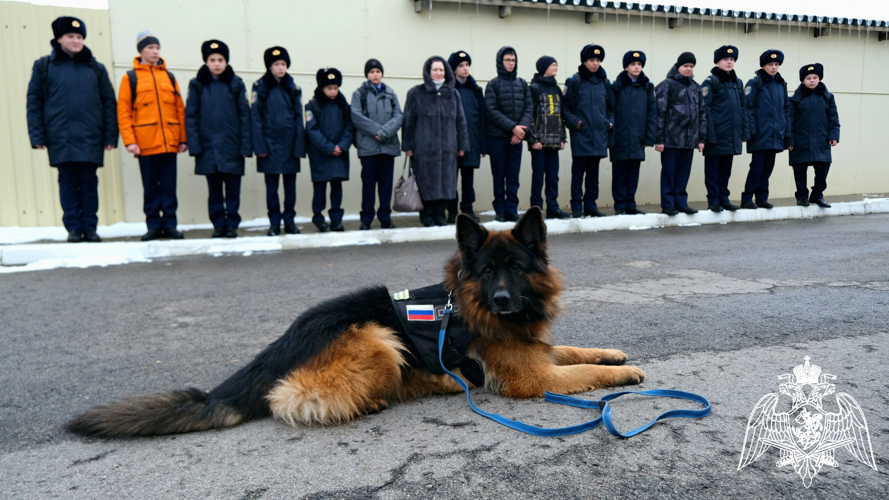 Росгвардейцы провели урок мужества для подшефного кадетского класса в Тамбове