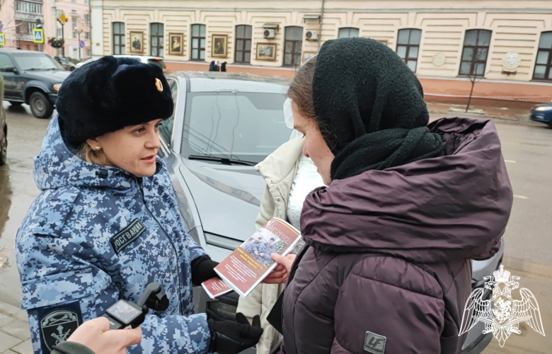 Ведомственная акция Росгвардии «Безопасный Новый год» стартовала в Тамбовской области