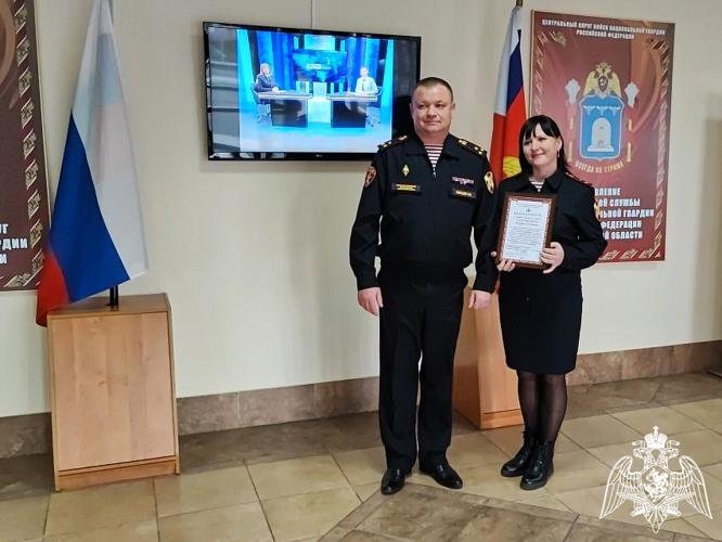 В Управлении Росгвардии по Тамбовской области состоялся брифинг по случаю профессионального праздника подразделений по взаимодействию со СМИ