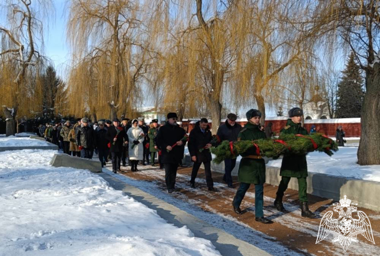 Начальник Управления Росгвардии по Тамбовской области принял участие в мероприятии в честь Дня защитника Отечества