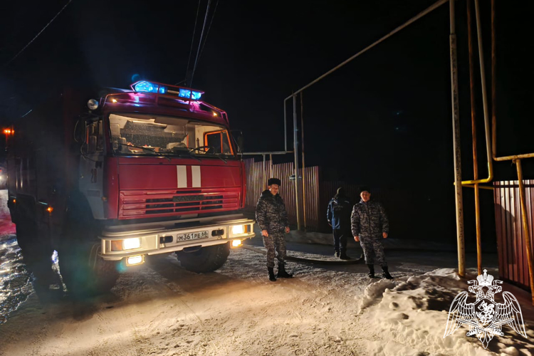 Сотрудники Росгвардии предотвратили пожар в частном доме в Тамбовской области