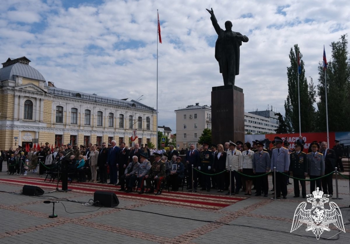 Руководитель Управления Росгвардии по Тамбовской области принял участие в мероприятиях в честь 80-я Великой Победы