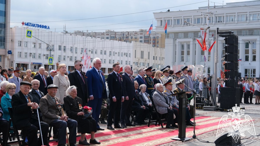 Руководитель Управления Росгвардии по Тамбовской области принял участие в мероприятиях в честь 80-я Великой Победы