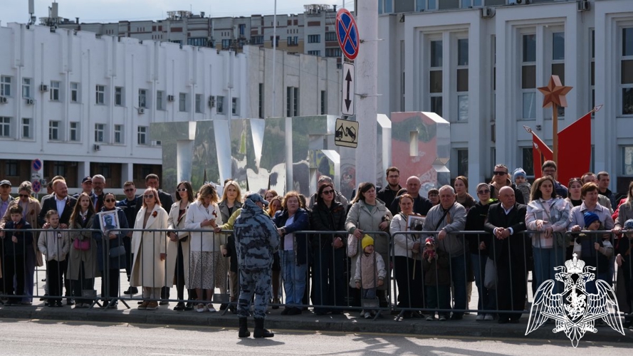 В День Победы росгвардейцы обеспечивали безопасность на праздничных мероприятиях в Тамбовской области