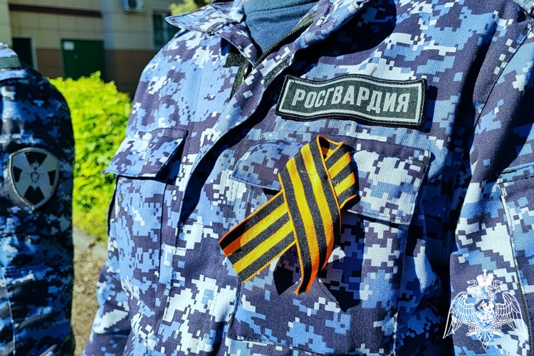 Росгвардейцы присоединились к Всероссийским патриотическим акциям в честь юбилея Победы в Тамбовской области