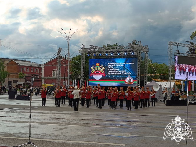 Росгвардейцы обеспечили охрану правопорядка во время проведения XIII Международного фестиваля духовых оркестров в Тамбове