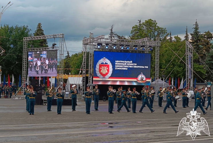 Росгвардейцы обеспечили охрану правопорядка во время проведения XIII Международного фестиваля духовых оркестров в Тамбове