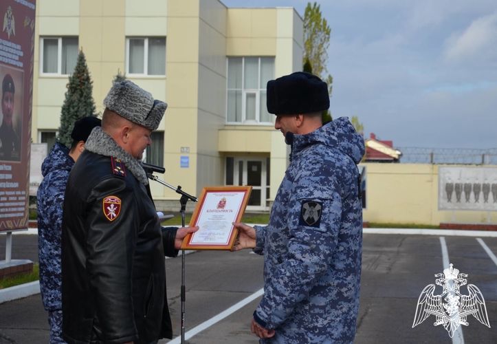 Сотрудники вневедомственной охраны Росгвардии отметили профессиональный праздник в Тамбовской области