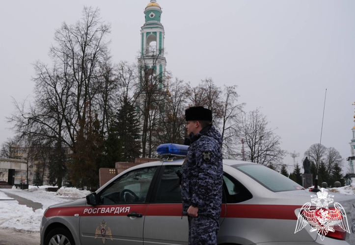 Росгвардейцы приняли участие в обеспечении безопасности граждан во время празднования Рождества Христова в Тамбовской области