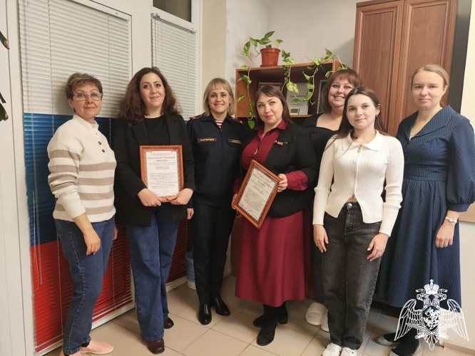 В День российской печати росгвардейцы поздравили тамбовских журналистов