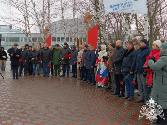 Офицер тамбовского управления Росгвардии принял участие в мероприятии, посвященном Дню памяти воинов-интернационалистов