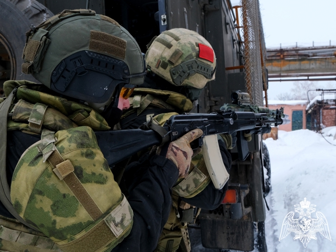 Тактико-специальная тренировка СОБР Росгвардии прошла в Тамбовской области