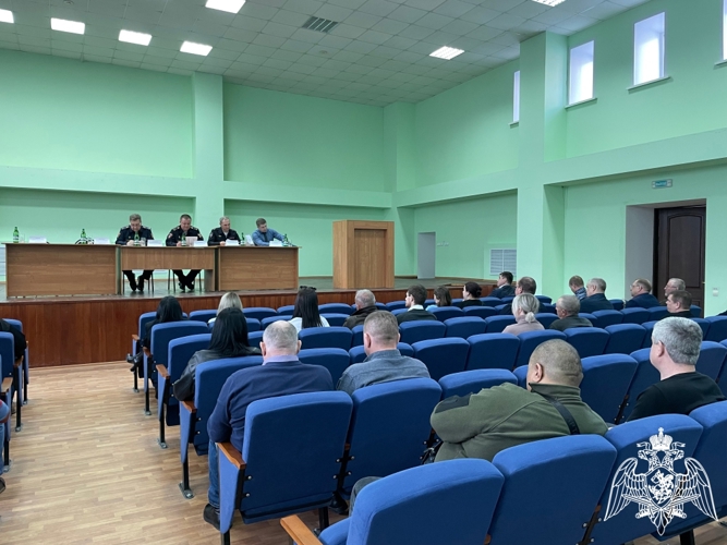 Под председательством Росгвардии прошел координационный совет с представителями ЧОО в Тамбове