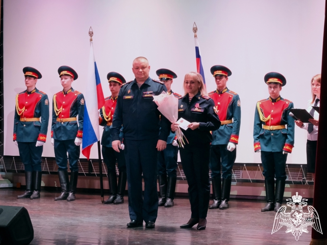 Росгвардейцы торжественно отметили юбилей ведомства в Тамбове