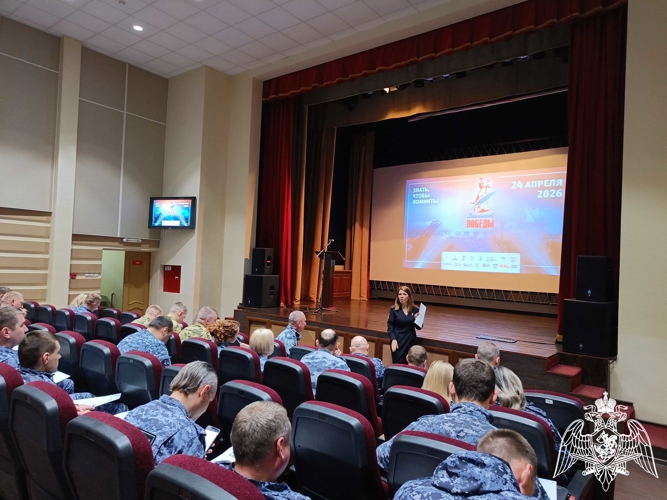 Росгвардейцы в восьмой раз приняли участие в акции «Диктант Победы» в Тамбовской области