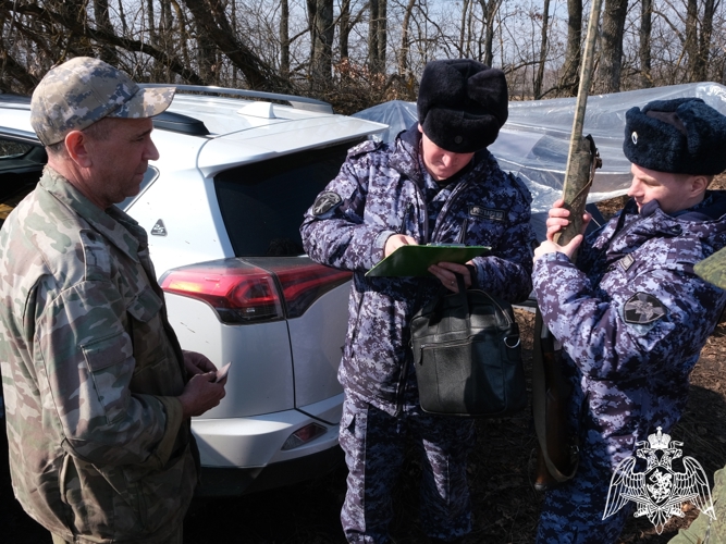 Росгвардейцы провели профилактическое мероприятие «Оружие» в Тамбовской области