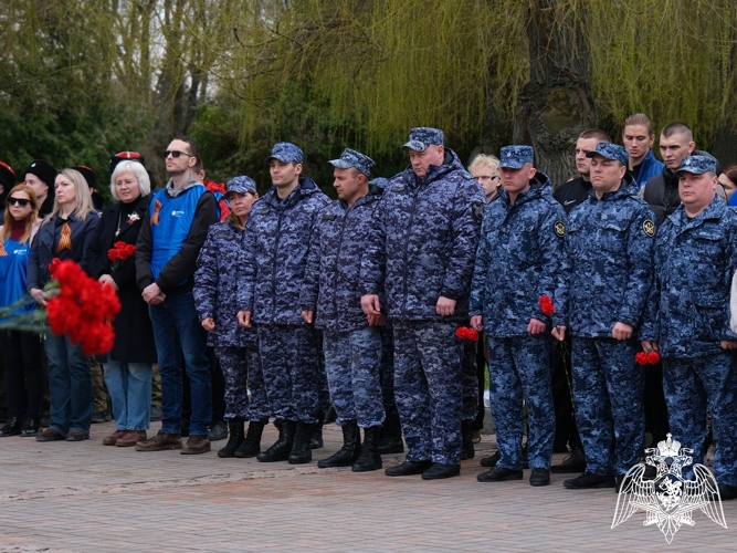 Росгвардейцы приняли участие в акции «Память Победы» в Тамбове
