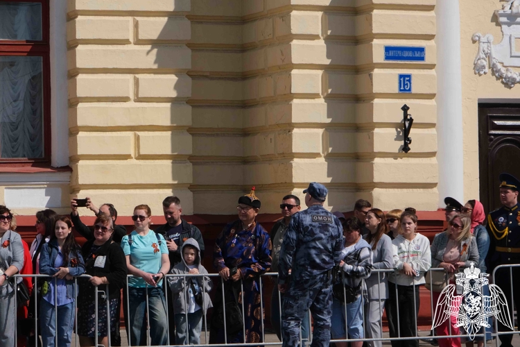 В День Победы росгвардейцы обеспечили безопасность на праздничных мероприятиях в Тамбовской области