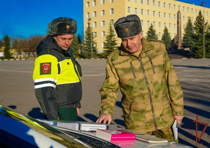 Военнослужащий тамбовского управления Росгвардии принял участие в учебно-методическом сборе со специалистами военной автомобильной инспекции в Подмосковье